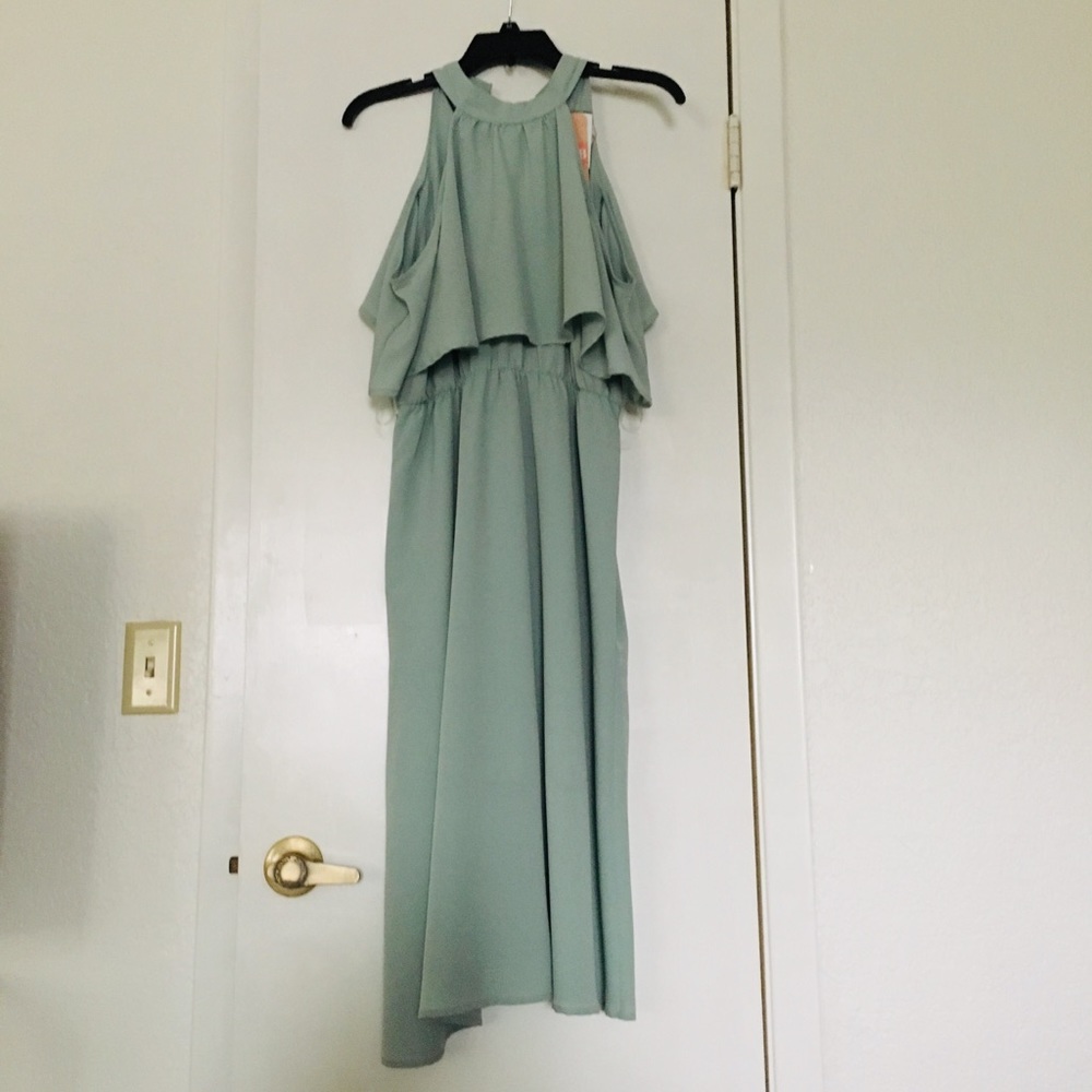 Gianni Bini mint halter dress